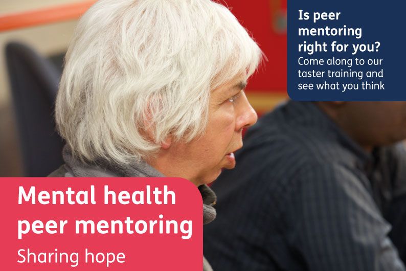 Mental health peer mentoring