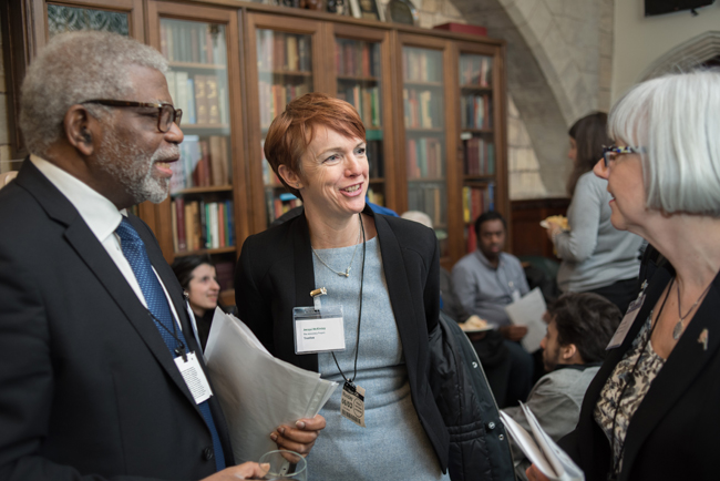 Dele Olajide and Jacqui McKinlay at the Houses of Parliament